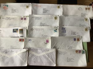 Italy collection large Hotel  mail  covers 15  items Ref A2030