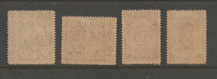 Cyprus 1938  SG 160-163 MNH