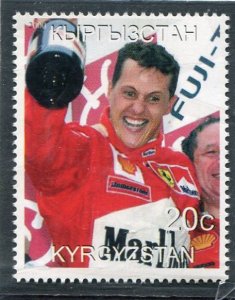 Kyrgyzstan 2000 FORMULA 1 SCHUMACHER 1 value Perforated Mint (NH)