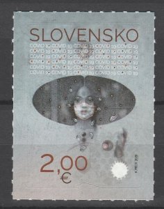 Slovakia 2020 Corona pandemic MNH sticker stamp 