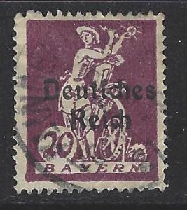 German States Bavaria Scott # 259, used