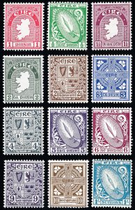 Ireland Stamps # 65-76 MLH VF Scott Value $143.00