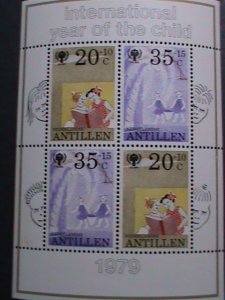 NETHERLAND ANTILLES-1979-SC#B170a INTERNATIONAL YEAR OF THE CHILD-MNH-S/S-VF
