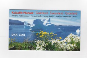 GREENLAND booklet 91a, 130a two panes