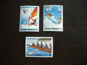 Stamps - Greece - Scott# 1454-1456 - Mint Never Hinged Part Set of 3 Stamps