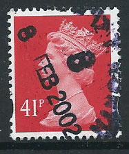 GB Machin 41p QE II  SG Y1714  Fine Used