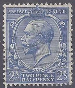 Great Britain scott #163 Used