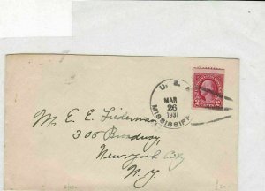 united states 1931 U.S.S. Mississippi cancel to new york stamps cover ref 21432