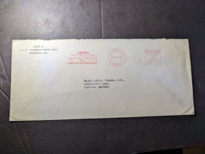 1941 Canada Cover Montreal to Farnham Quebec Major EDB Kippen OC