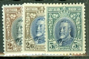 LC: Southern Rhodesia 16//30 mint see description CV $327; scan shows only a few