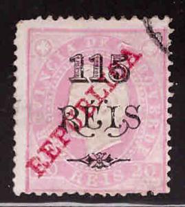 Cape Verde Scott 185 Used Surcharged stamp