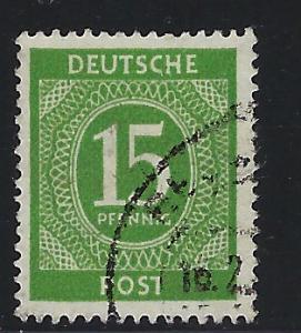 Germany AM Post Scott # 541, used