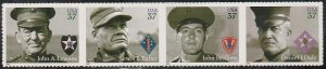 3961-3964 MNH Distiguished Marines strip of 4
