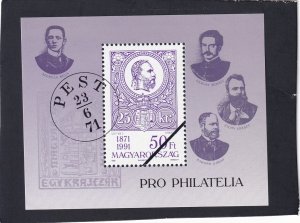 Hungary   #    3331    used    Souv. Sheet