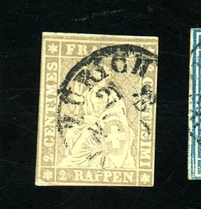 SWITZERLAND #35 USED FVF Cat $575