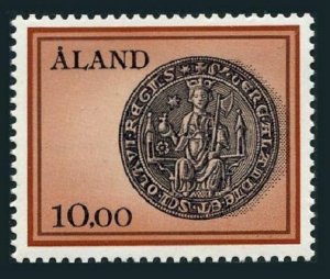 Finland-Aland 20, MNH. Michel 6. Seal of St Olaf, Aland Province, 1984.