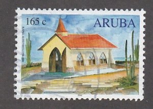 Aruba # 196, Alto Vista Church.  Used, 1/3 Cat.