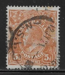 Australia 36 5d KGV single Used (z2)