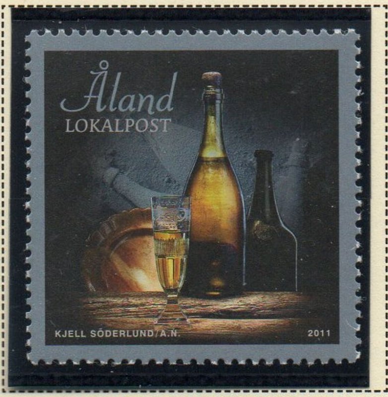 Aland Finland Sc  317 2011  Old Champagne Bottles mint NH