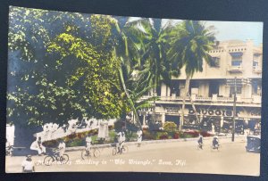 1938 Suva Fiji Picture Postcard Cover To Sorau Germany Miehelmores Building