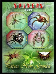 PAPUA NEW GUINEA SGMS1448 2010 SPIDERS MNH