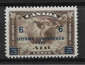 132 Canada C4 Ottawa Conference surcharge MNH