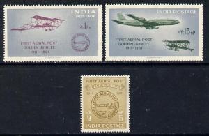 India 1961 First Official Airmail Flight Anniversary set ...