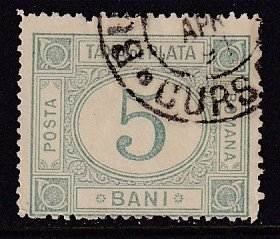 Romania (1887-90) Sc J10 used