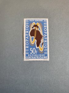 Stamps Central African Republic Scott #C12 nh