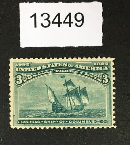 MOMEN: US STAMPS # 232 MINT OG NH LOT #13449