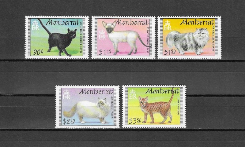 MONTSERRAT 1991 SG 864/8 MNH Cat £14 