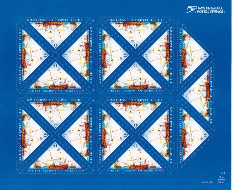 Jamestown Settlement Sheet 2007 VF