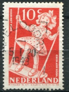 Netherlands Sc# B192 used
