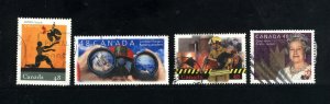 Canada #1984-87  -4   used VF 2003 PD