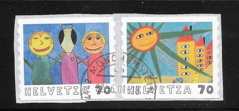 Switzerland 1080-81 Used Singles