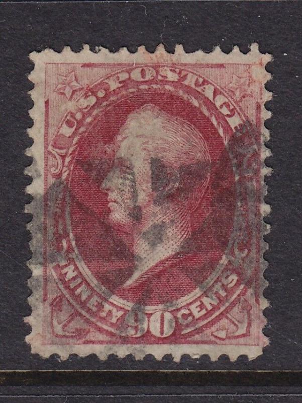 155 F-VF used neat cancel with nice color cv $ 325 ! see pic !