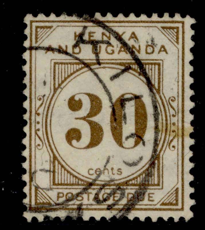 KENYA UGANDA TANGANYIKA GV SG D4, 30c brown, USED. Cat £19.