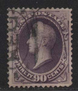 $US Sc#218 used, Fine-VF+, fault free beauty, Cv. $225