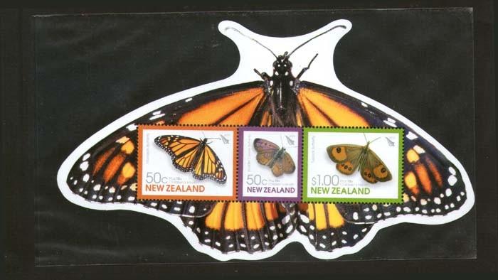 New Zealand S/S Health 2010 Sc B199a Butterfly MNH