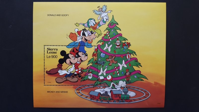 Disney - Sierra Leone 1992. - Christmas ** MNH Block 2