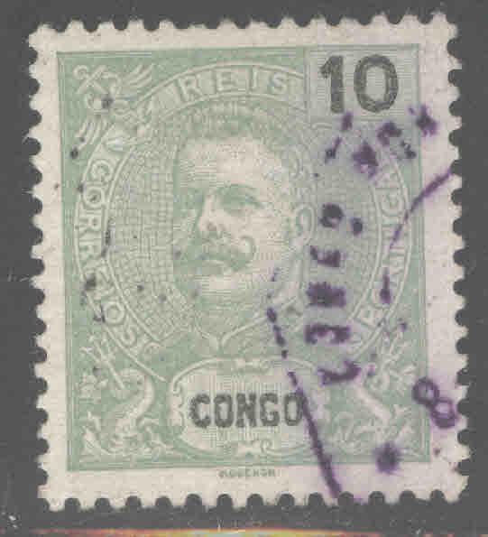 Portuguese Congo Scott 15 Used perf 11.5