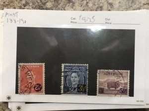 Old Australian Stamps in Stock Cards Some Mint Also Few Victoria Good Value