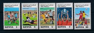 [59645] Kenya 1986 World Cup Soccer Football Mexico MNH