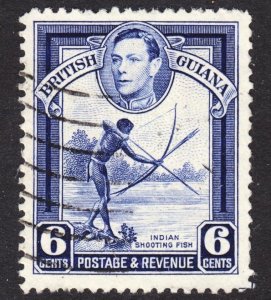 British Guiana Scott 233a F to VF used. Lot #B.  FREE...