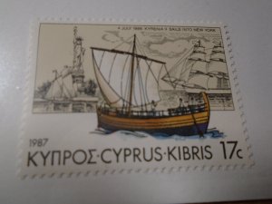 Cyprus  #  692  MNH   Statue of Liberty