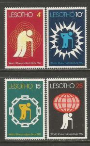 Lesotho    #233-36  MH  (1977)  c.v. $1.40