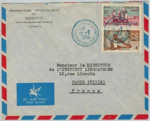 44736 - Somali Coast DJIBOUTI - POSTAL HISTORY - COVER to FRANCE 1952-