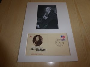 Francis Hopkinson photograph and 1976 USA Declaration of Independence Cover