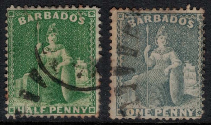 Barbados #50-1  CV $3.25