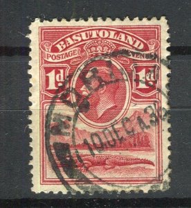 BASUTOLAND; 1930s early GV pictorial issue 1d. used fine POSTMARK